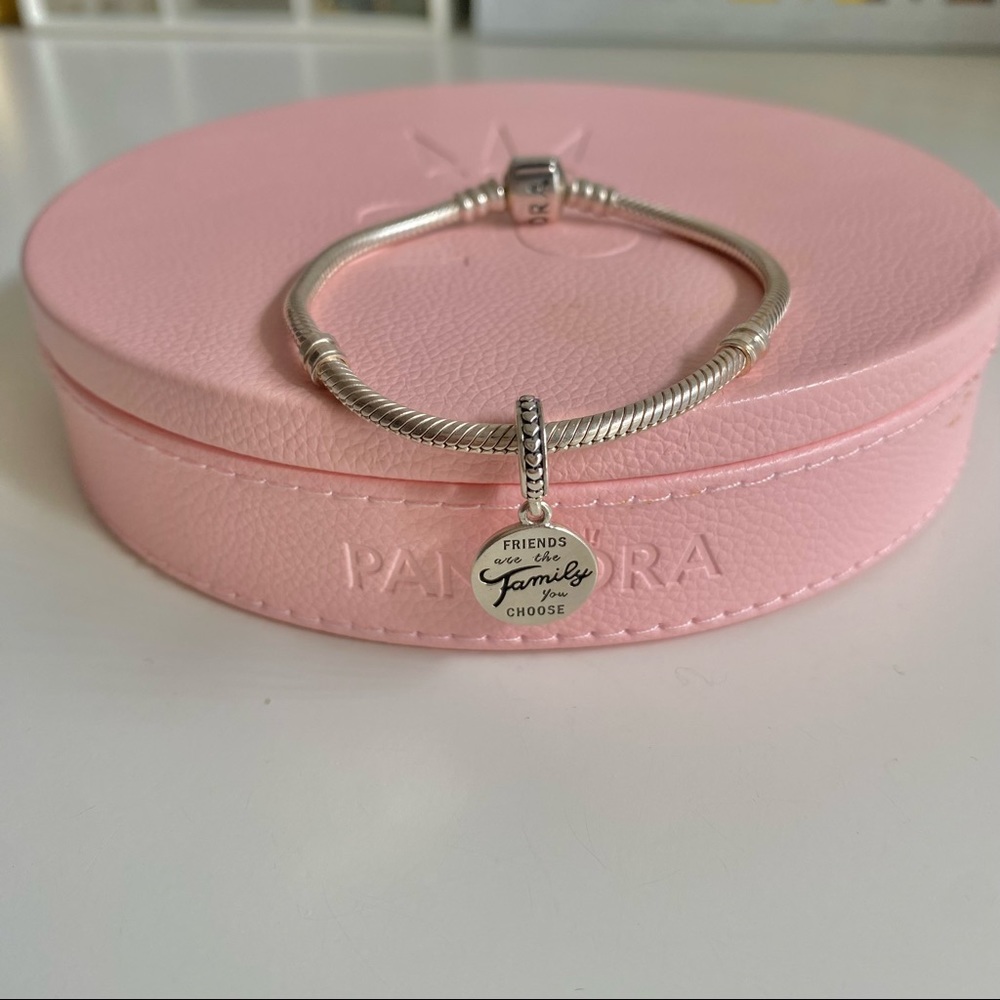 Pandora Friends Are Family Dangle Charm